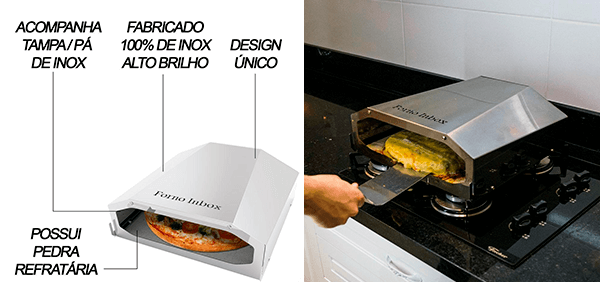 Forno para Fogão Saro: Agora você pode assar suas pizzas mesmo sem ter um forno convencional.